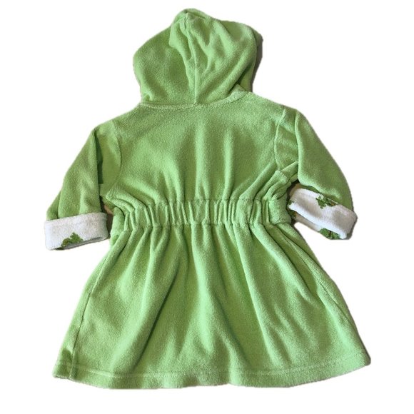 Just One You by Carter Green Terry Cloth BathRobe Tie Belt Size 0-9M - Picture 9 of 10